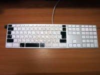 Apple薄ペタUSBキーボードのキートップ交換計画は、ここで終了。